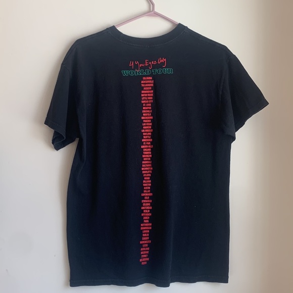 J Cole For Your Eyes Only World Tour T-Shirt Graphic Tee Rap Music Dreamville - Picture 2 of 3